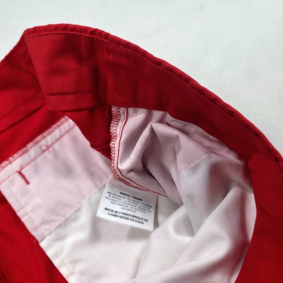 Nike Golf Tour Performance Pants 35x30 Neon Red Flap Pockets Stretch LIMITED USE - Picture 6 of 10